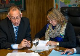 El Colegio firmó un convenio de colaboración con la Dirección de Viviendas de la Provincia y la Caja Notarial